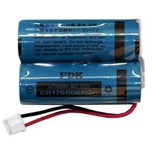 2-Cell Battery Replacement for DD620NV and DD623NCV DeNova Detect Gas Alarms